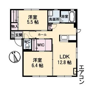 コモドY・T【0202号室】の間取り