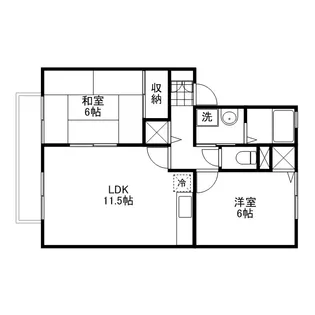 ルミエール小林【2階】の間取り