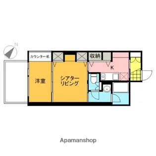 アリヴィオ(ALIVIO)【506号室】の間取り