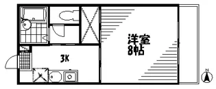 セフィラSSK A棟【1階】の間取り