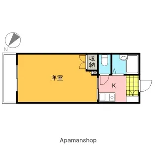 白島森野ビル【8階】の間取り