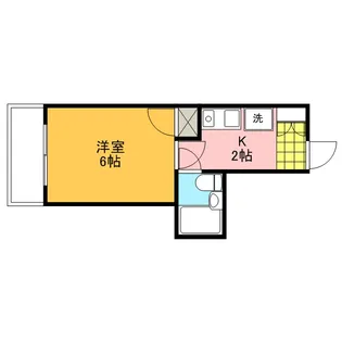 ダイアパレスグランドール4番街大手町【4階】の間取り