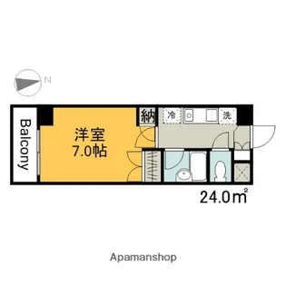 ニューメゾン大州【308号室】の間取り
