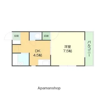 プロスパーヤマモト【2階】の間取り