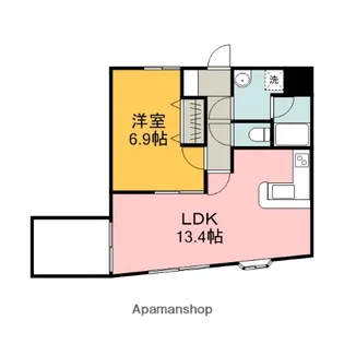 リビュレット大宮【2階】の間取り