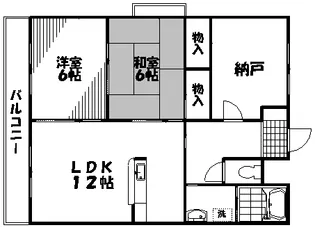 グランドハイツ【101号室】の間取り