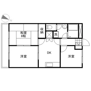 エクセレンス東野【2階】の間取り