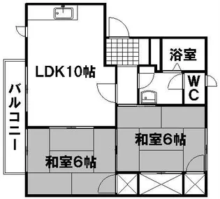 フレグランス川本B棟【102号室号室】の間取り