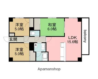 エクシード古江【4階】の間取り