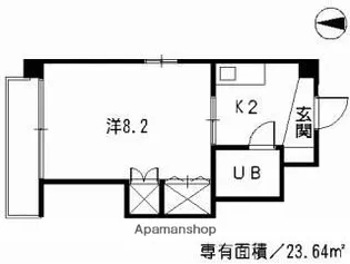 川本ビル【301号室】の間取り