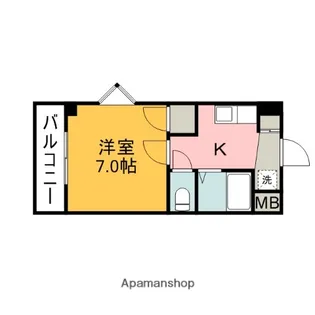 セレーヌ品川【704号室】の間取り