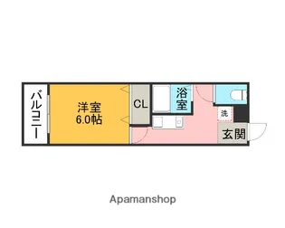 タウンハウス榎町【4階】の間取り