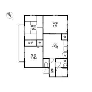 マ・メゾン B棟【2階】の間取り