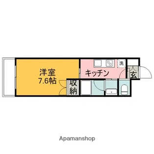 HAMAOKA.BLD【5階】の間取り