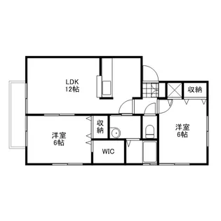 ヴィーブル石田【2階】の間取り