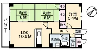 エスポワール21【1階】の間取り