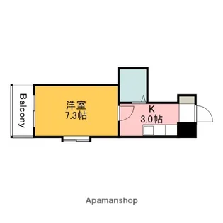 グランドール西原【7階】の間取り