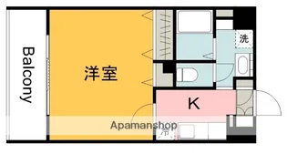 ロアール古市【6階】の間取り