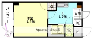 エスペランサミト【1階】の間取り
