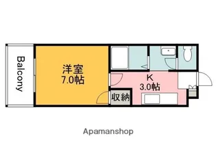 カーサ大塚【1階】の間取り