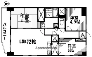 ハーモニー中須【2階】の間取り