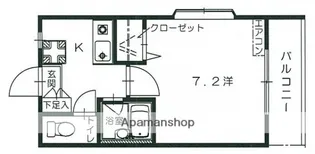 メゾン長束西【1階】の間取り