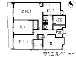 J’CITY古市駅前【11階】の間取り