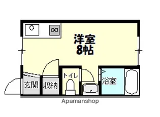 ライフハウス A(旧 コーポ道広Ⅱ)【2階】の間取り