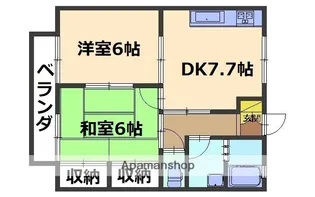 パール大志茂【2階】の間取り