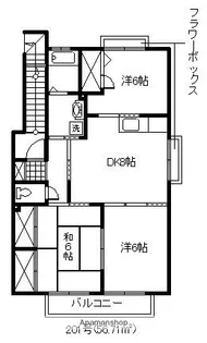 ミラベル弐番館【2階】の間取り