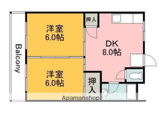 新原第1マンション【3階】の間取り