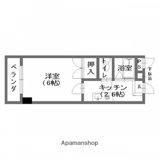 祇園尾前ビル【2階】の間取り