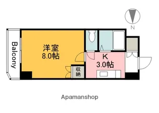 第4森下ビル【504号室】の間取り