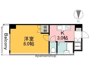 第4森下ビル【403号室】の間取り