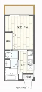 コーポTAKEMOTO【302号室】の間取り