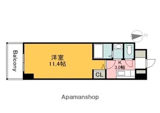 シャルマン財官1【1階】の間取り