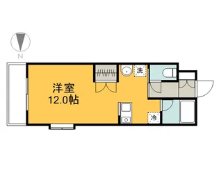 リカ上安【101号室】の間取り