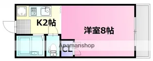 ABODE21【308号室】の間取り