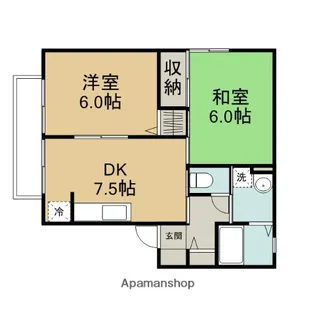 セジュール隅田【1階】の間取り