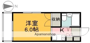 リバーハイツ【2階】の間取り