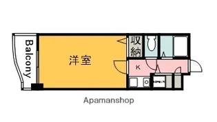 シャイン中筋【3階】の間取り