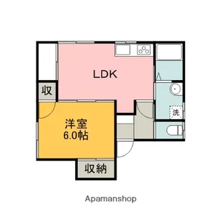 メープル下林【2階】の間取り