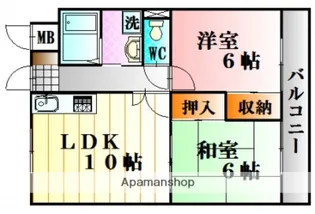 貴船御館【9階】の間取り