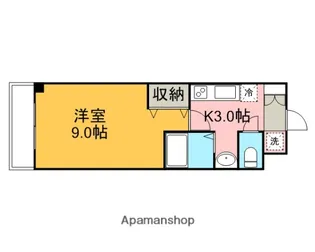 サンウエスト櫻館【402号室】の間取り