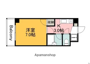 プーテゥジュール5番街【4階】の間取り