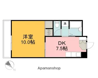 ラ・フィレンツェⅡ【3階】の間取り