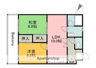 ソフィアコート東原弐番館【3階】の間取り