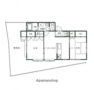 メゾンセガワA棟【1階】の間取り