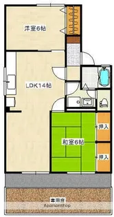 セジュール仁科C棟【102号室】の間取り