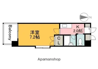RESIDENCE岩本【4階】の間取り